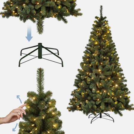 Choinka sztuczna 180 cm z oświetleniem led Xmas 60