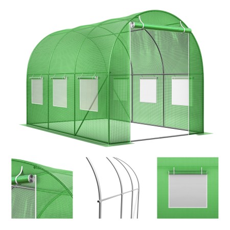 OUTLET Tunel ogrodowy foliowy 1,95x2,95 m Gregman Farmer 30 OUTLET Tunel ogrodowy foliowy 1,95x2,95 m Gregman Farmer 30