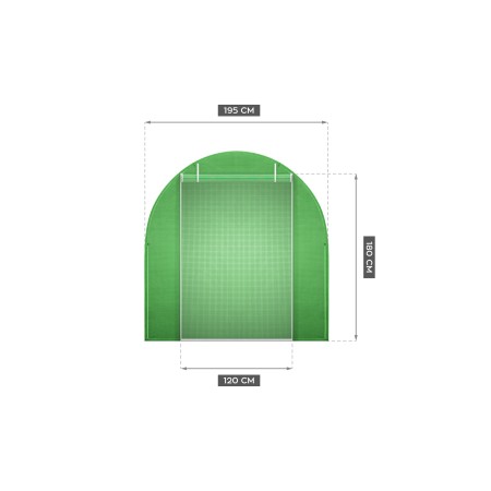 OUTLET Tunel ogrodowy foliowy 1,95x2,95 m Gregman Farmer 30 OUTLET Tunel ogrodowy foliowy 1,95x2,95 m Gregman Farmer 30