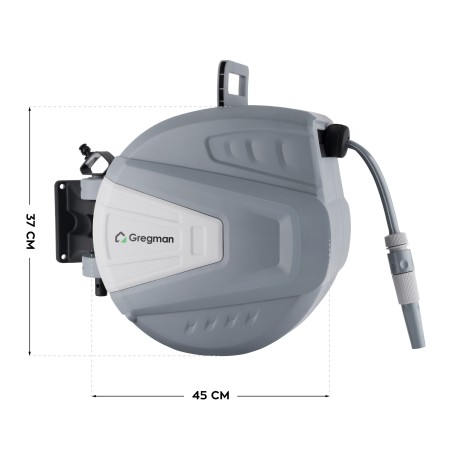 OUTLET Wąż ogrodowy zwijany automatycznie Gregman Spiral 20