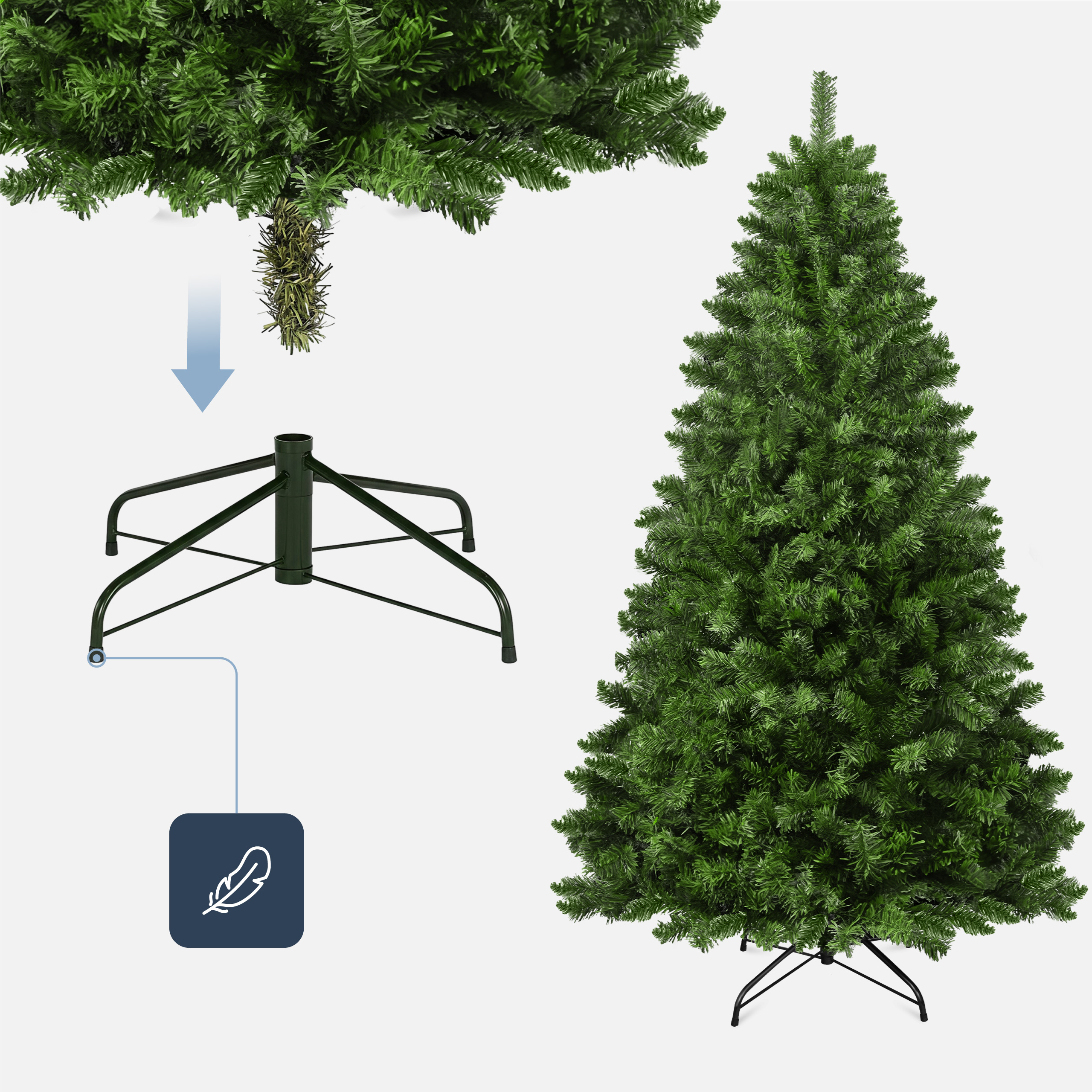 Czteroramienny stojak choinki Xmas 3.0