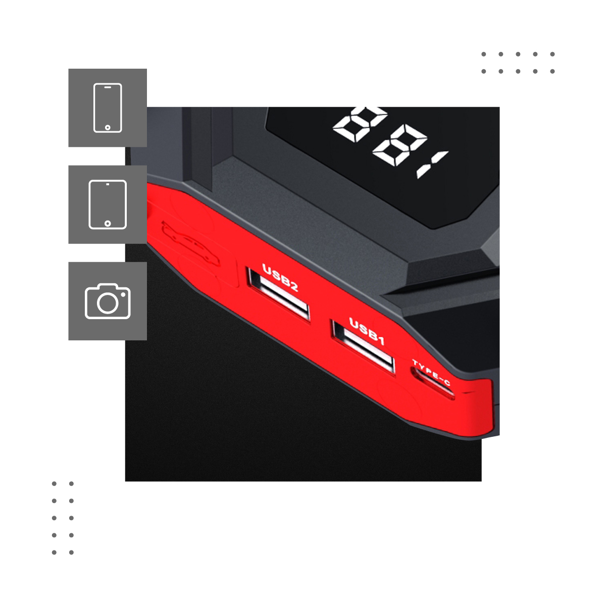 Battery booster skos
